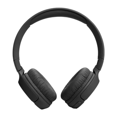 JBL Tune 520BT Wireless On-Ear Headphones, Pure Bass Sound, 57H Battery with Speed Charge, Hands-Free Call Voice Aware, Multi-Point Connection - Black