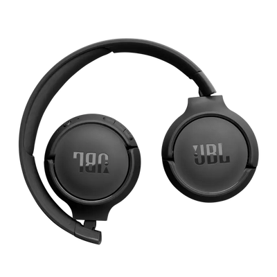 JBL Tune 520BT Wireless On-Ear Headphones, Pure Bass Sound, 57H Battery with Speed Charge, Hands-Free Call Voice Aware, Multi-Point Connection - Black