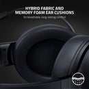 Razer Kraken V3 X Gaming Headset, 7.1 Surround Sound, 40mm Drivers, RGB Lighting, PC - Black