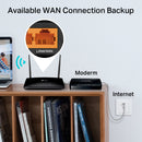 تي بي-لينك AC750 جهاز التوجيه ثنائي النطاق WIFI 4G LTE - MR200 - أسود