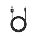 بايكرون الذكي كابل بطول 1.2 متر، معتمد من ابل MFI، من USB-A إلى Lightning - أسود
