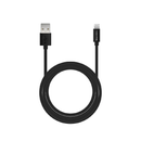 بايكرون الذكي كابل بطول 1.2 متر، معتمد من ابل MFI، من USB-A إلى Lightning - أسود