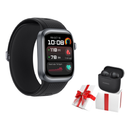 Huawei Watch D2, 1.82 "AMOLED Screen ,Bluetooth 5.2, Water-Resistant , Fluoroelastomer Strap - Black Body / Black Strap + Huawei Freebuds SE 3 Gift🎁