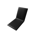 Levelo Bifold Black Genuine Leather Wallet - Black