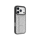 Levelo Case For iPhone 17 Pro, Magnetic Strap Stand - Black/Silver