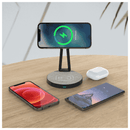 Levelo Dualflow 2 In 1 Magnetic Wireless Charging Stand 15W - Black