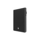 ليفيللو لوسو ماجسيف حامل بطاقات من جلد سافيانو - أسود