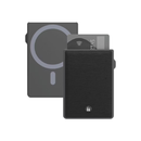 ليفيللو لوسو ماجسيف حامل بطاقات من جلد سافيانو - أسود