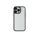 Levelo Solo Case For iPhone 16 Pro, Impact Resistant Corners, Clearview Technology - Black /Clear