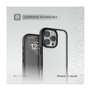 Levelo Solo Case For iPhone 16 Pro, Impact Resistant Corners, Clearview Technology - Black /Clear