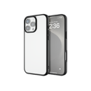 Levelo Solo Case For iPhone 16 Pro, Impact Resistant Corners, Clearview Technology - Black /Clear