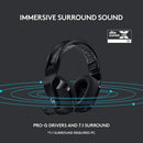 Logitech G733 Lightspeed Wireless RGB Gaming Headset - Black