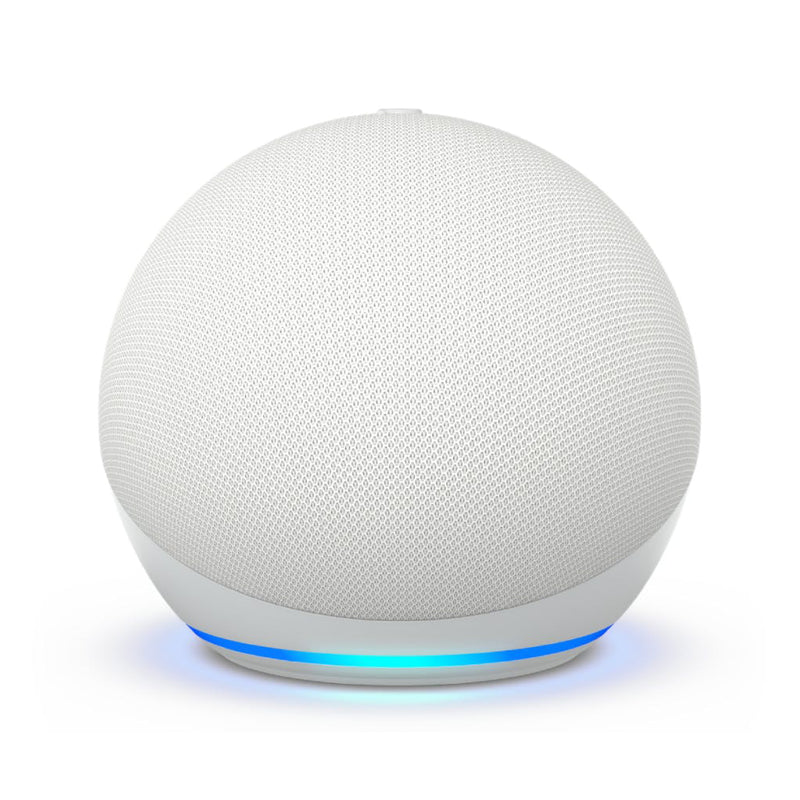 Amazon Echo Dot 5th Gen smart speaker with built-in Alexa - Glacier white