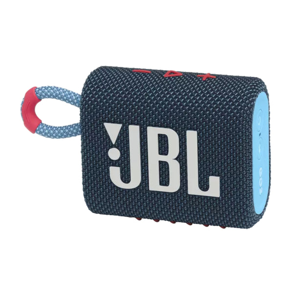 JBL GO 3 Portable Bluetooth Speaker - Blue/Pink