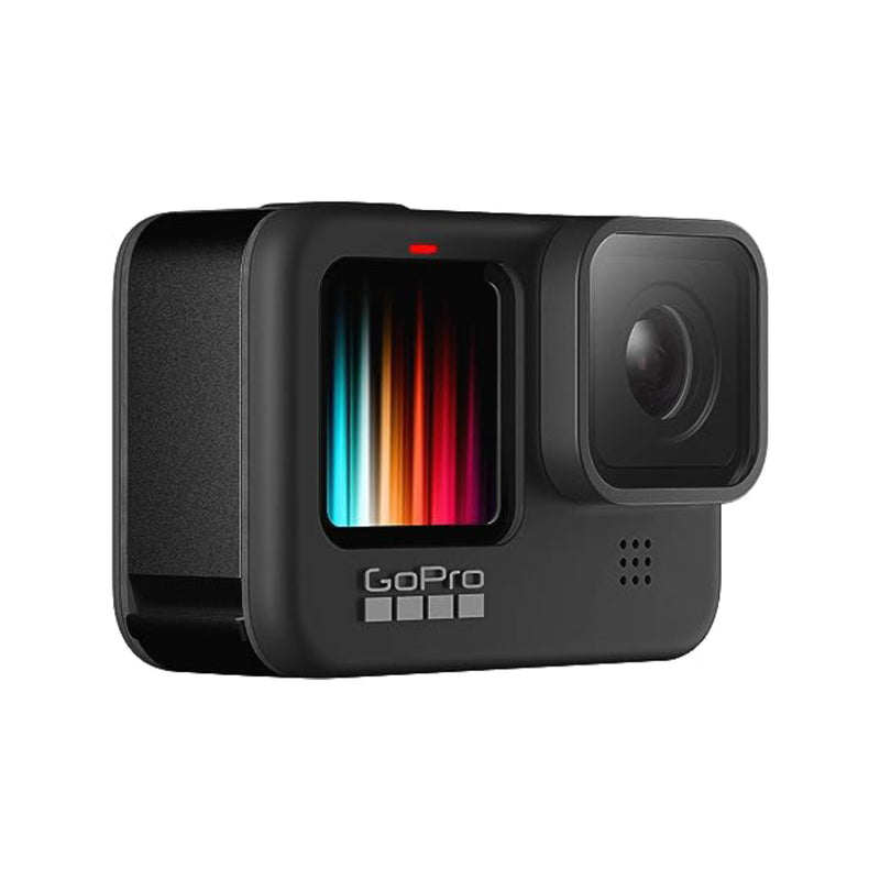 GoPro HERO9 - Waterproof Action Camera with Front LCD and Touch Rear Screens, 5K Ultra HD Video, 20MP Photos, 1080p Live Streaming, Webcam, Stabilization - Black