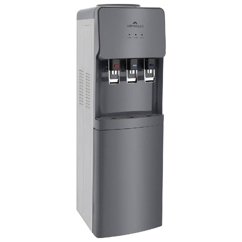 Armadillo Water Dispenser With Refrigerator, 3 Taps, 16 litre - Grey
