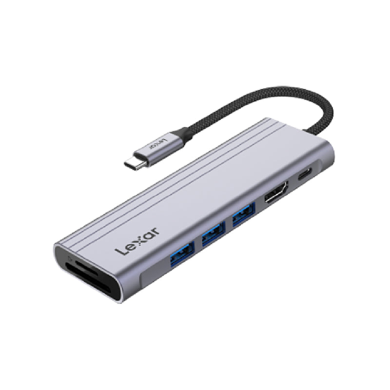 Lexar H31 7-in-1 USB-C Hub (HDMI 2.0, SD & microSD