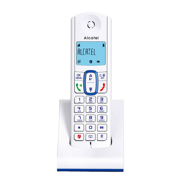 Home Phone ALCATEL F630 Digital Cordless Telephone - White/Blue