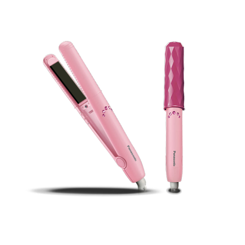 Panasonic Straight & Curl Straightener, EH-HV11-P615 - Pink