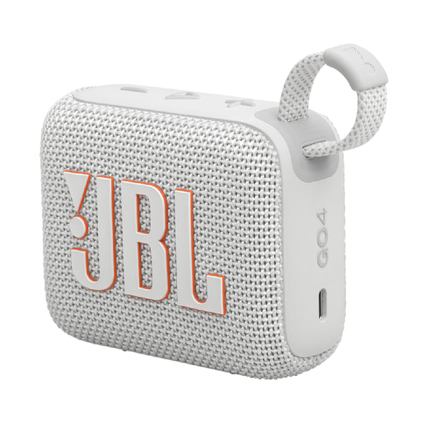 JBL Go4 Portable Bluetooth Speaker - White