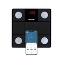 Green Lion Smart Body Scale Simple & Fashionable Pattern 24 Modes - Black