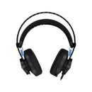 لينوفو اتش300 سماعة الألعاب الاستريو ذات الوسائد الناعمة مع جلد البولي يوريثان للألعاب طويلة الأمد - أسود