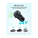 RavPower PD Pioneer 20w USB C Car Charge - RP-VC1017 - Black