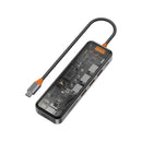 Wiwu Cyber HUB 7 في 1 - موزع USB-C - رمادي