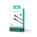 جوي روم كابل شحن سريع 30 وات، USB-C إلى Lightning، بطول 1 متر، متين وقوي - أسود
