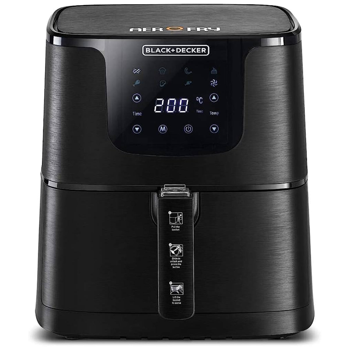 Black & Decker AF700 Digital Air Fryer, 4.3 Liters, 240V supply voltag