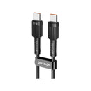 Porodo 50W Dual Port Car Charger PD 20W QC 30W with C to C Cable - Black