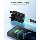 RAVPower PD Pioneer 20W Wall Charger - RP-PC167 - Black