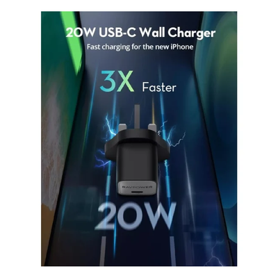 RavPower Charger PD 20w-Gan5.0 -RP-PC1055 - Black