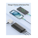 RavPower PD 20W 10000mAh 3-Port Power Bank, Fast Charging, Universal Compatibility - Black