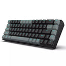 Redragon Gwern Dual Mode Wireless, Bluetooth Gaming Mechanical Keyboard, Red Switch - Black/Grey