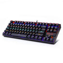 Redragon Kumara Rainbow Mechanical Gaming Keyboard Blue Switch - Black