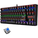 Redragon Kumara Rainbow Mechanical Gaming Keyboard Blue Switch - Black
