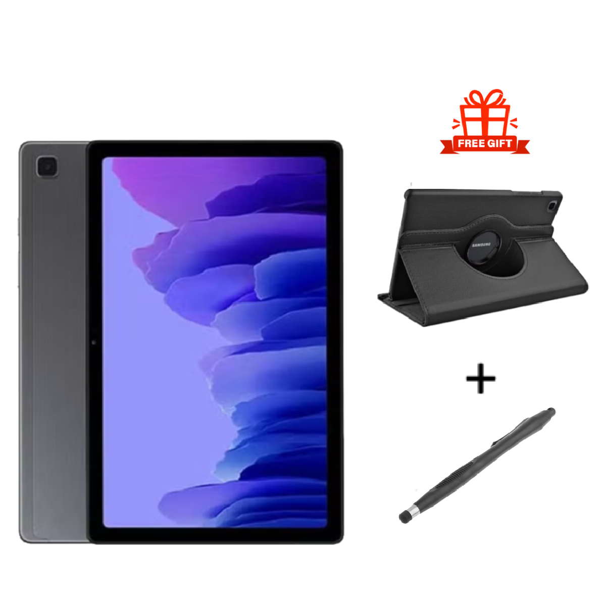 Samsung Galaxy Tab A7 32GB ,3GB RAM - Gray Cover Case + Pencil Gift🎁