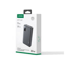 UGREEN PB312 20W 20000mAh Two-Way Fast Charging Power Bank - Grey