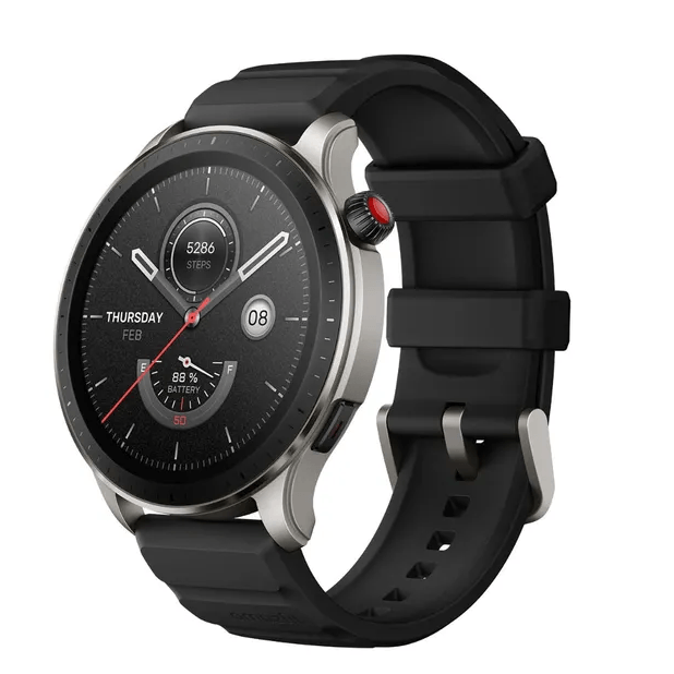 Amazfit GTR 4 AMOLED, 1.43" inches, 14 days Battery Life, 154 Sports Modes, Alexa Built-in - Superspeed Black - MoreShopping - Smart Watches - Amazfit