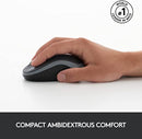 Logitech Combo Keyboard & Mouse Wireless Compo MK270 Arabic Layout - Black - MoreShopping - PC Mouse Compo - Logitech
