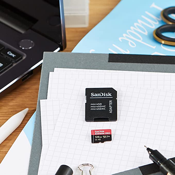 SanDisk Extreme Pro microSDXC card 128 GB - MoreShopping - SD Cards - SanDisk
