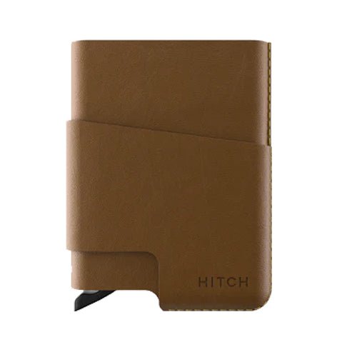 HITCH CUT-OUT Cardholder - RFID Block Featured - Handmade Natural Genuine Leather - Havan - MoreShopping - Wallets - Hitch