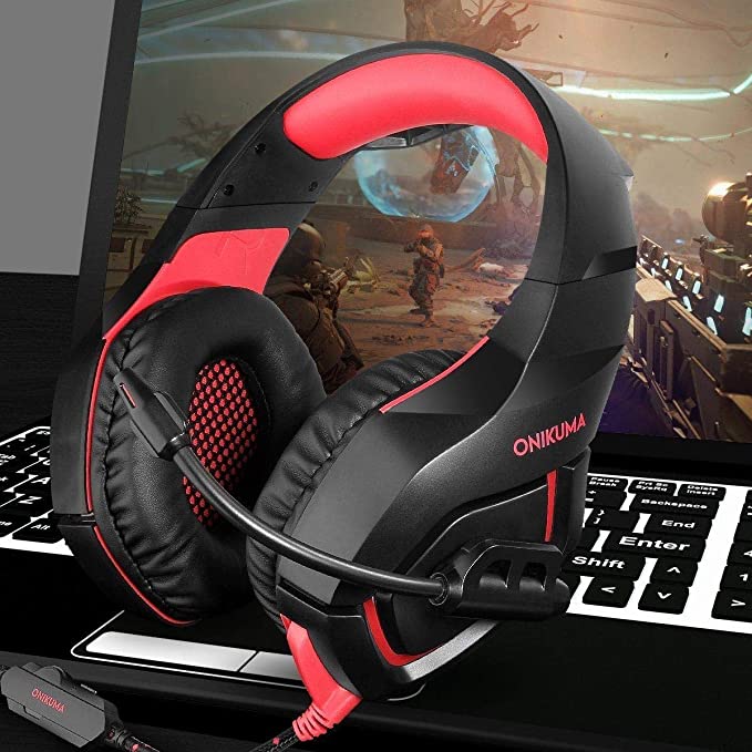 Onikuma K1B Head-mounted Wired Gaming Headset With 50mm Driver Unit Noise Reduction Mic USB+Dual 3.5mm Ports - MoreShopping - Gaming Headsets - Onikuma