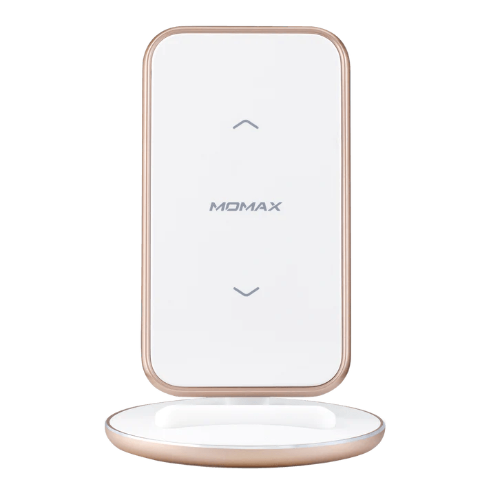 MOMAX Q.Dock 5 15W Vertical Fast Wireless Charging Dock Supports Mobile Phone Vertical/Landscape Charging UD9 - White - MoreShopping - Wireless Chargers - Momax