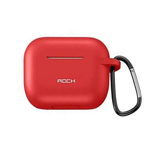 Rock Silicone Case For Apple AirPods Pro Red MoreShopping