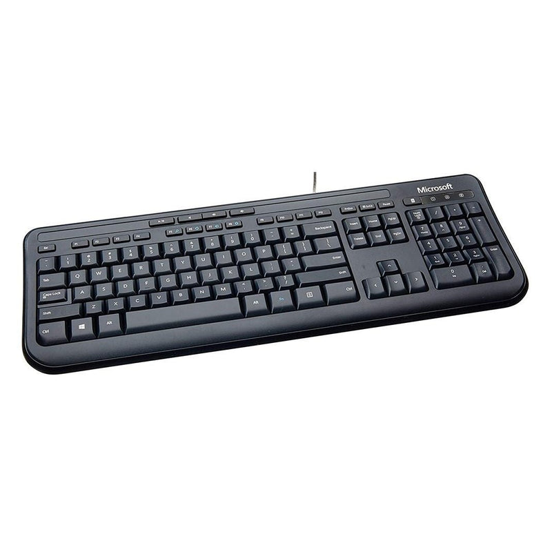 Microsoft Wired Desktop 600 Keyboard and Mouse - Black - MoreShopping - PC Keyboards - Microsoft