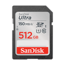 SanDisk Ultra 512GB SDHC™ UHS-I Memory Card Speed UP TO 150MB/s Full HD video - MoreShopping - SD Cards - SanDisk