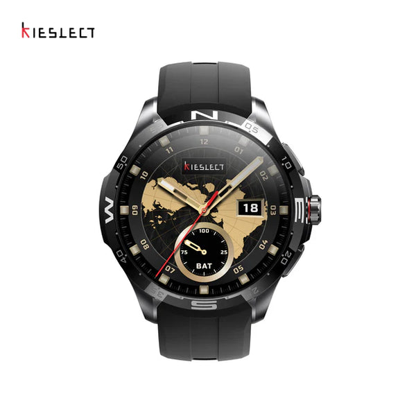 Kieslect Smart watch Smart Calling Actor Negro, Clear & Stable Bluetooth Phone Call, AMOLED,  5ATM Waterproof - Black