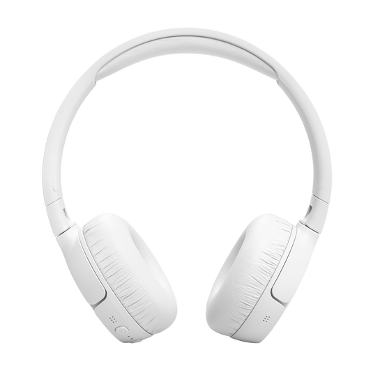 JBL Tune 670NC Wireless On-Ear Headphones With True Adaptive Noise Cancelling - White